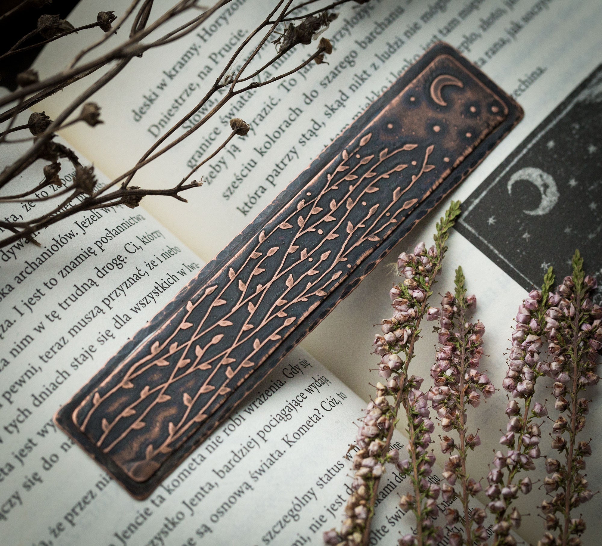 Zakładka do książki roślinność i noc